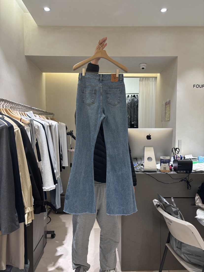 FOUREIGHT韓國直郵女士新款休閑熱賣推薦人氣26春季牛仔褲FOUR EIGHT牛仔褲