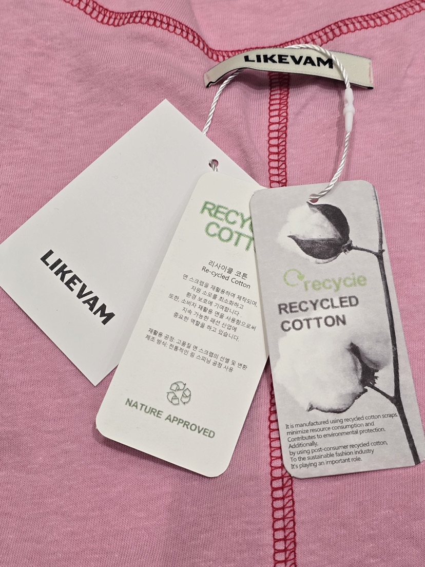 LIKEVAM韓國直郵女裝新款人氣時尚推薦休閑熱賣26春季長袖T恤LIKEVAM長袖T恤