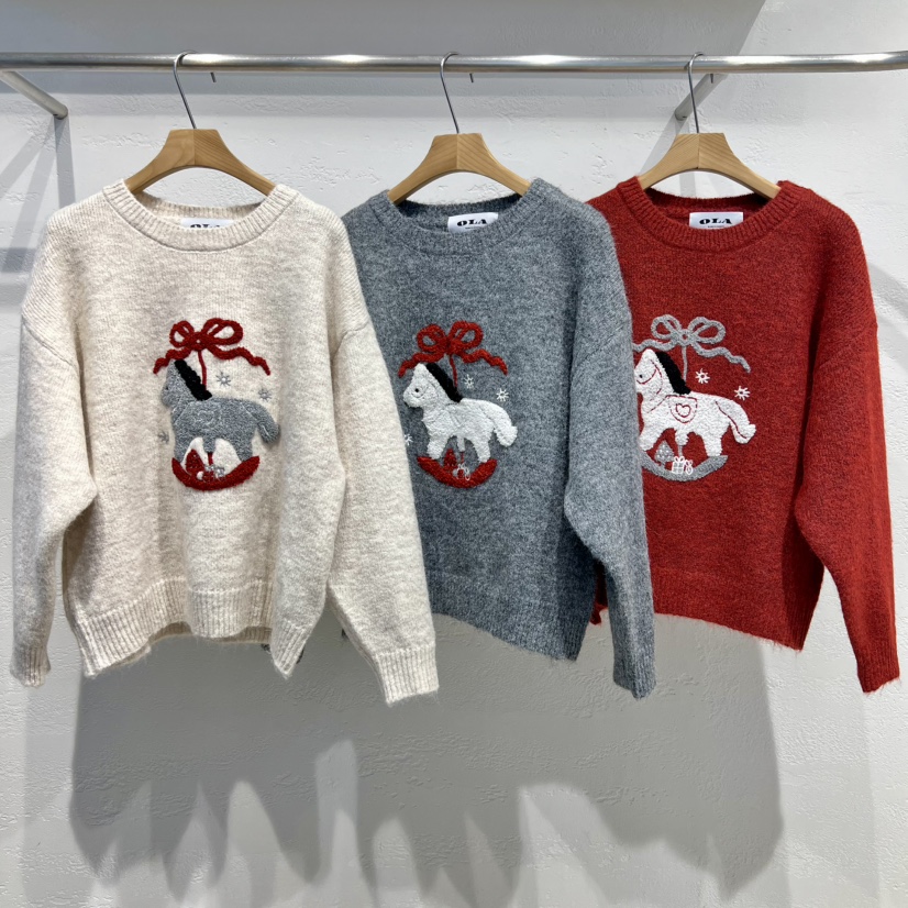 OLA東大門代購女裝新款休閑熱賣人氣26春季時尚推薦針織衫mellor/OLA針織衫