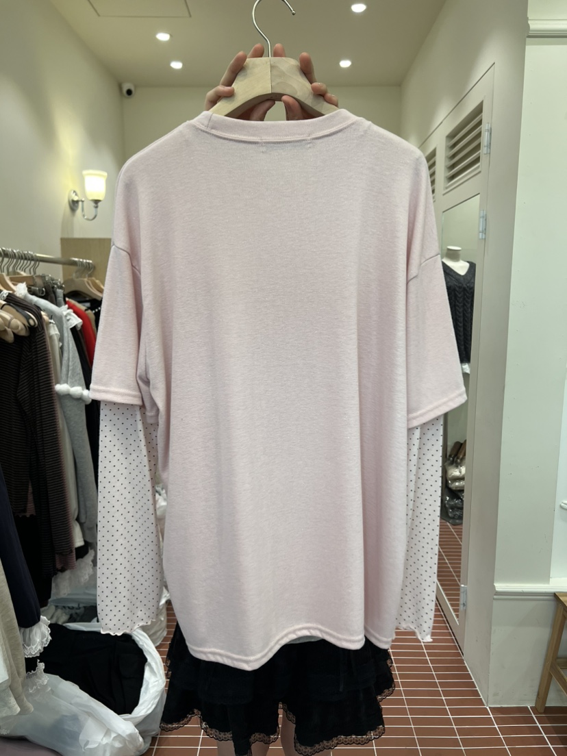 BE&amp;BE東大門實拍女裝新品26春季時尚人氣休閑長袖T恤BE&be長袖T恤