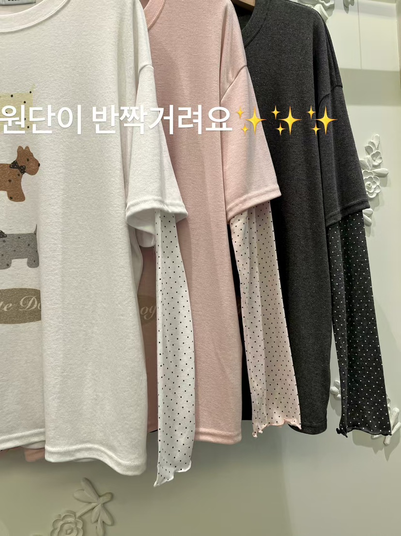 BE&amp;BE東大門實拍女裝新品26春季時尚人氣休閑長袖T恤BE&be長袖T恤