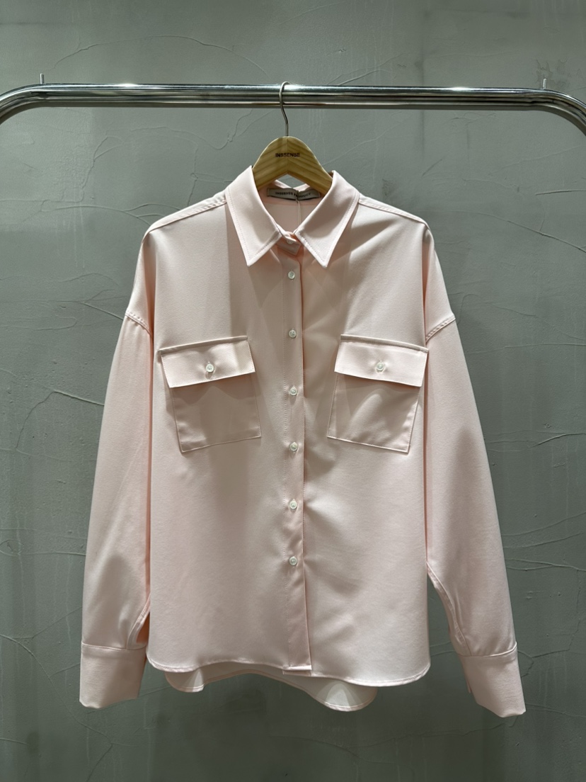 INSSENSE-A韓國代購女士新品休閑推薦時尚熱賣襯衫蕾絲衫INSSENSE-A襯衫/蕾絲衫圖色2