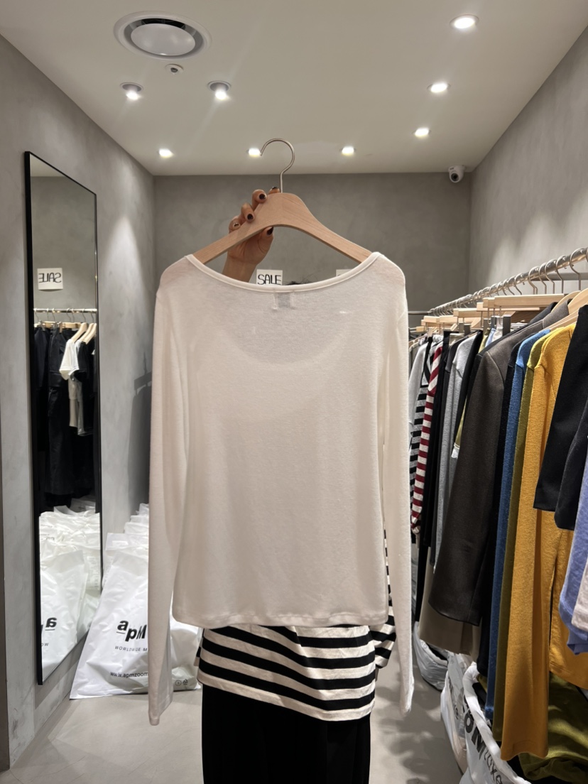 X-MOOD東大門直郵女士新品人氣熱賣休閑26春季職業長袖T恤X-MOOD長袖T恤