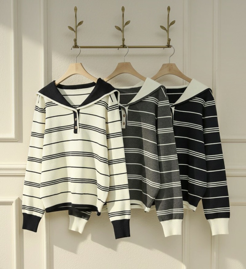 I BLLE東大門實拍女士新款推薦時尚熱賣人氣職業休閑針織衫I BLLE針織衫