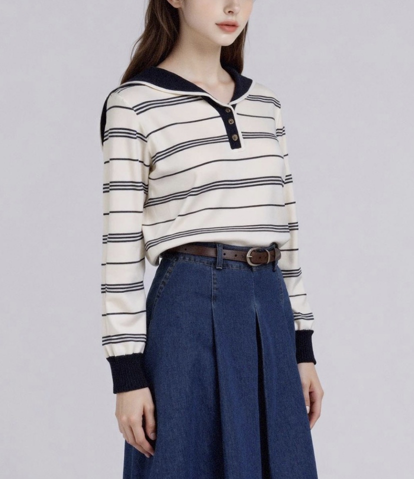 I BLLE東大門實拍女士新款推薦時尚熱賣人氣職業休閑針織衫I BLLE針織衫