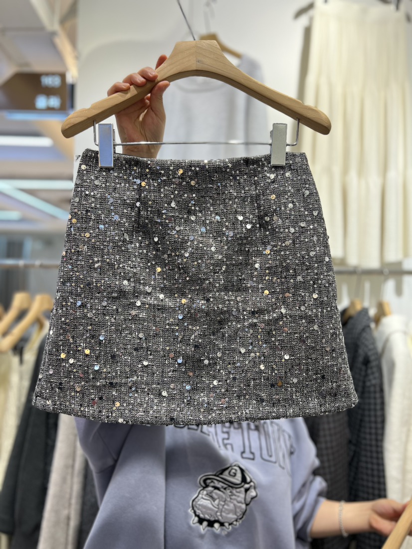 OLA東大門直郵女裝新品時尚26春季職業推薦人氣熱賣休閑短裙mellor/OLA短裙圖色1