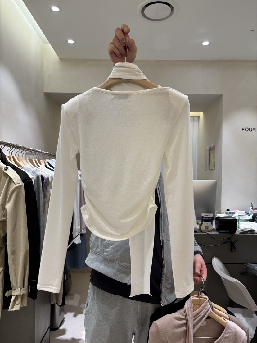 FOUREIGHT東大門直郵女士新品職業26春季推薦長袖T恤圍巾FOUR EIGHT長袖T恤