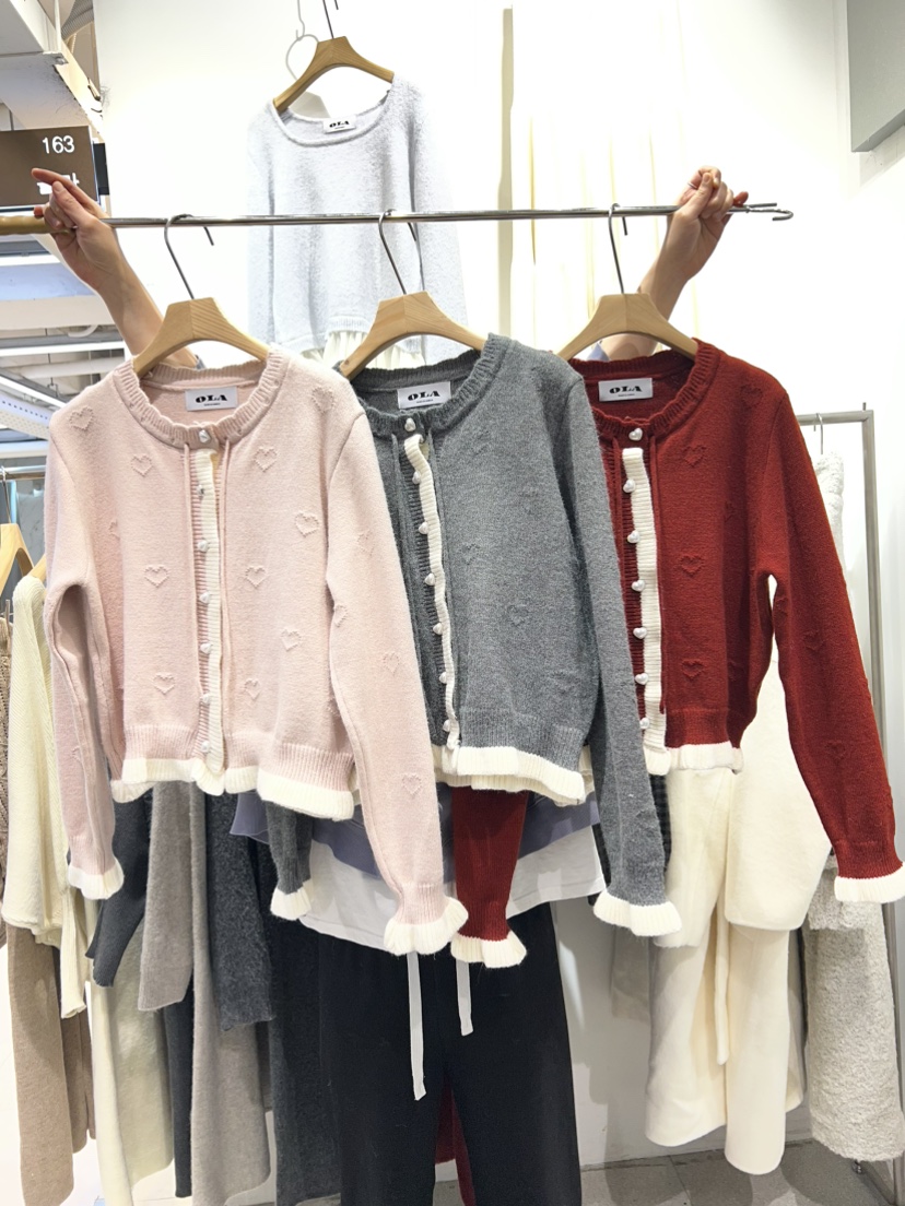 OLA韓國代購女裝新品休閑時尚推薦人氣熱賣職業26春季針織衫mellor/OLA針織衫