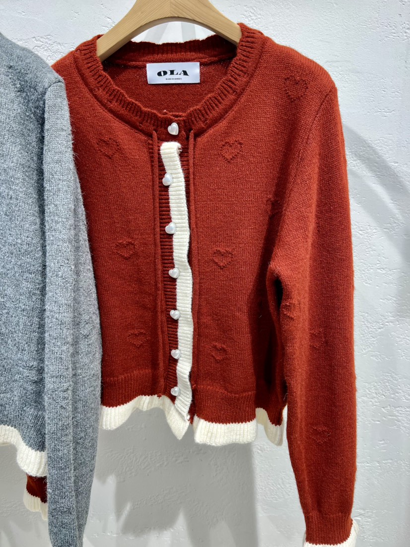 OLA韓國代購女裝新品休閑時尚推薦人氣熱賣職業26春季針織衫mellor/OLA針織衫