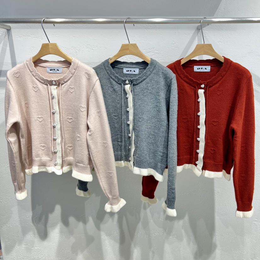 OLA韓國代購女裝新品休閑時尚推薦人氣熱賣職業26春季針織衫mellor/OLA針織衫