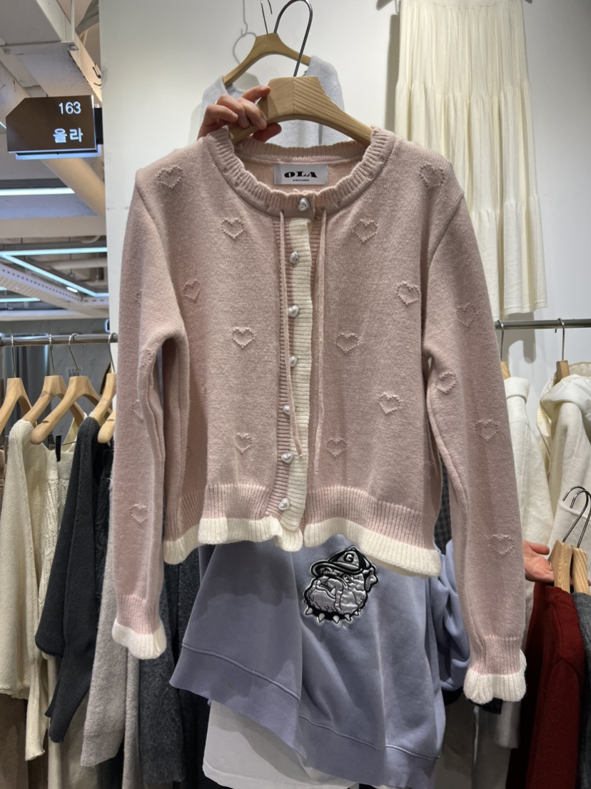 OLA韓國代購女裝新品休閑時尚推薦人氣熱賣職業26春季針織衫mellor/OLA針織衫圖色1