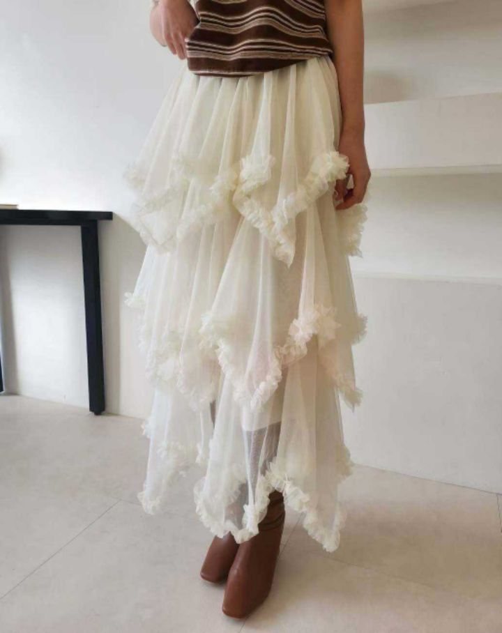 FEMME韓國代購女士新品推薦時尚職業休閑熱賣26春季長裙雪紡FEMME長裙