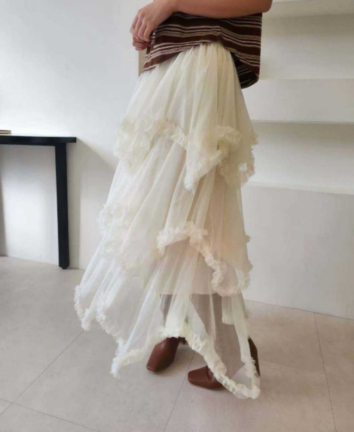 FEMME韓國代購女士新品推薦時尚職業休閑熱賣26春季長裙雪紡FEMME長裙