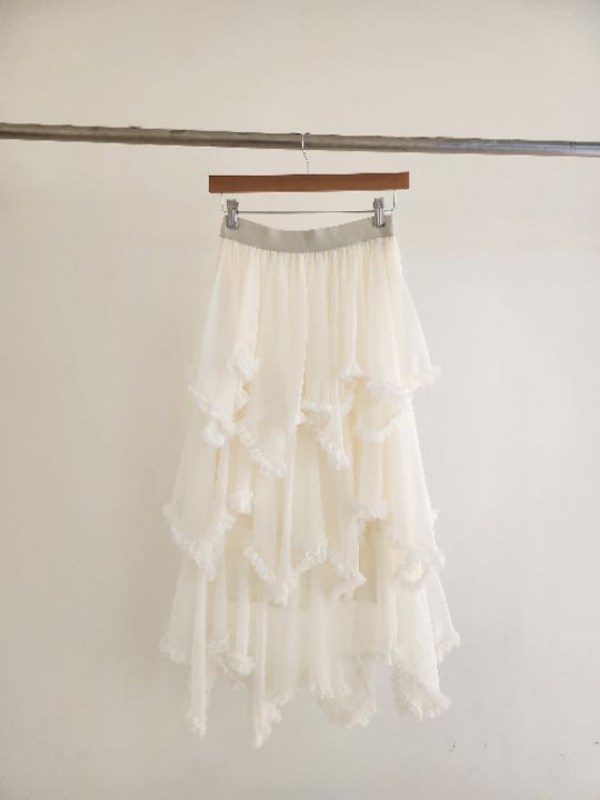 FEMME韓國代購女士新品推薦時尚職業休閑熱賣26春季長裙雪紡FEMME長裙圖色2