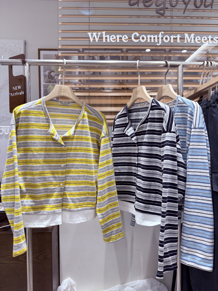 DE GO YOU東大門代購女士新品推薦時尚職業休閑針織衫開衫DE GO YOU針織衫