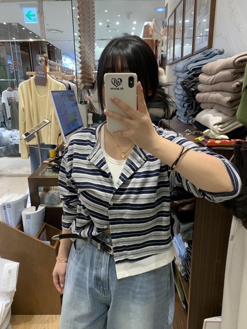 DE GO YOU東大門代購女士新品推薦時尚職業休閑針織衫開衫DE GO YOU針織衫