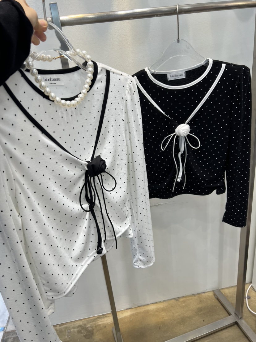 BLUE BANANA東大門代購女士新款時尚職業26春季人氣長袖T恤BLUE BANANA長袖T恤