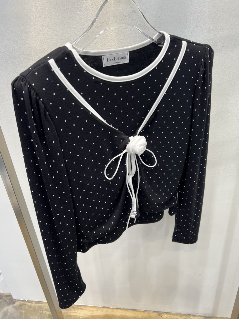 BLUE BANANA東大門代購女士新款時尚職業26春季人氣長袖T恤BLUE BANANA長袖T恤圖色1