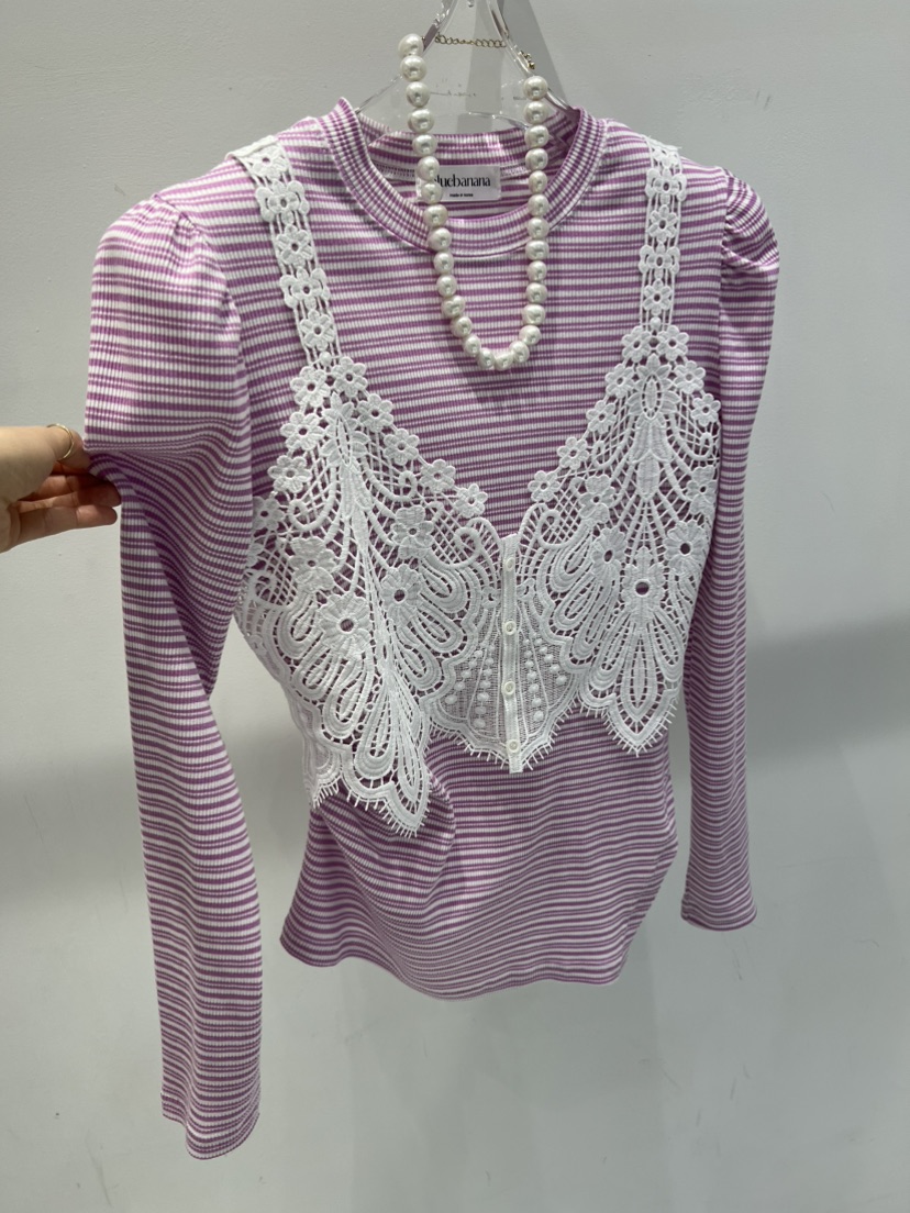 BLUE BANANA韓國直郵女士新品職業時尚推薦長袖T恤兩件套BLUE BANANA長袖T恤圖色2