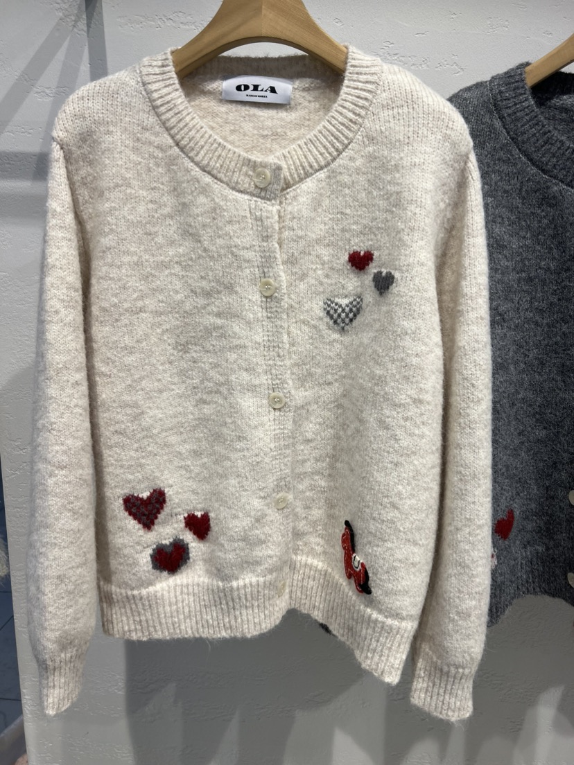 OLA韓國代購女裝新品職業休閑推薦人氣熱賣26春季時尚針織衫mellor/OLA針織衫