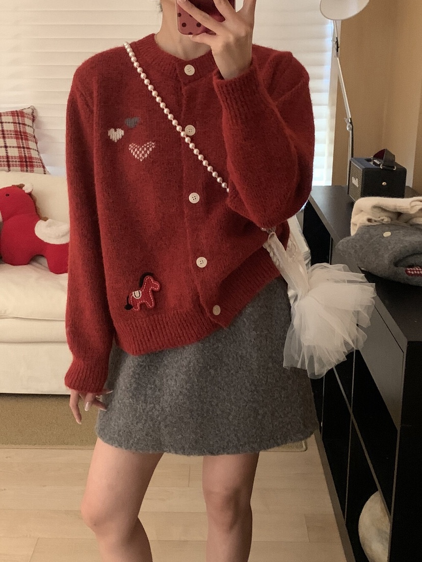 OLA韓國代購女裝新品職業休閑推薦人氣熱賣26春季時尚針織衫mellor/OLA針織衫