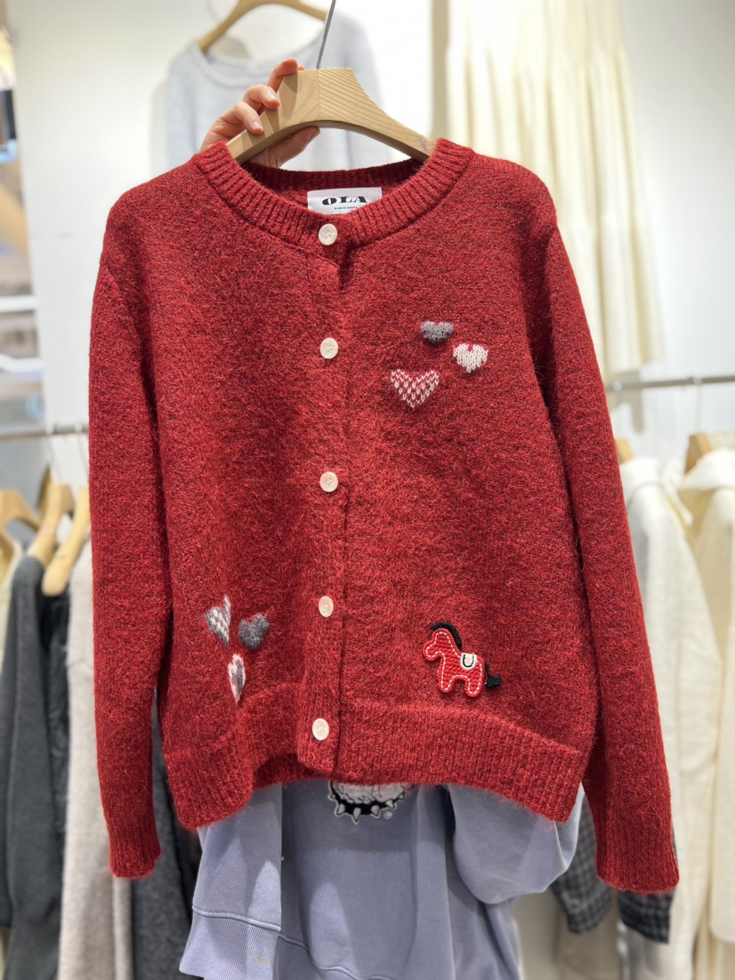 OLA韓國代購女裝新品職業休閑推薦人氣熱賣26春季時尚針織衫mellor/OLA針織衫圖色3