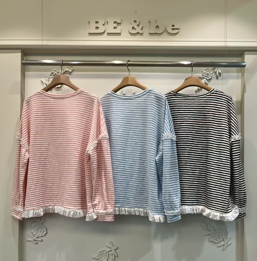BE&amp;BE東大門代購女士新款熱賣時尚休閑推薦26春季長袖T恤BE&be長袖T恤