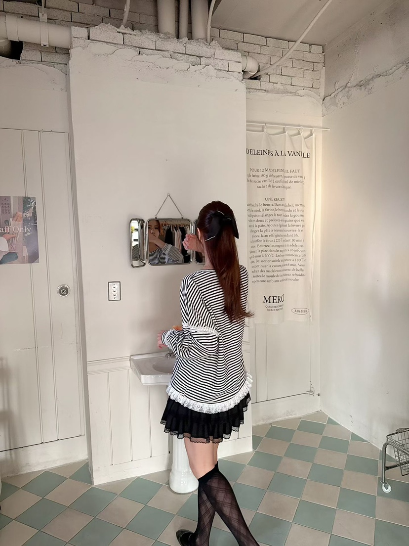 BE&amp;BE東大門代購女士新款熱賣時尚休閑推薦26春季長袖T恤BE&be長袖T恤