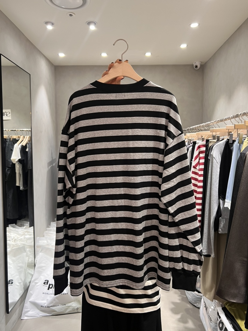 X-MOOD東大門實拍女士新品26春季人氣休閑熱賣職業長袖T恤X-MOOD長袖T恤