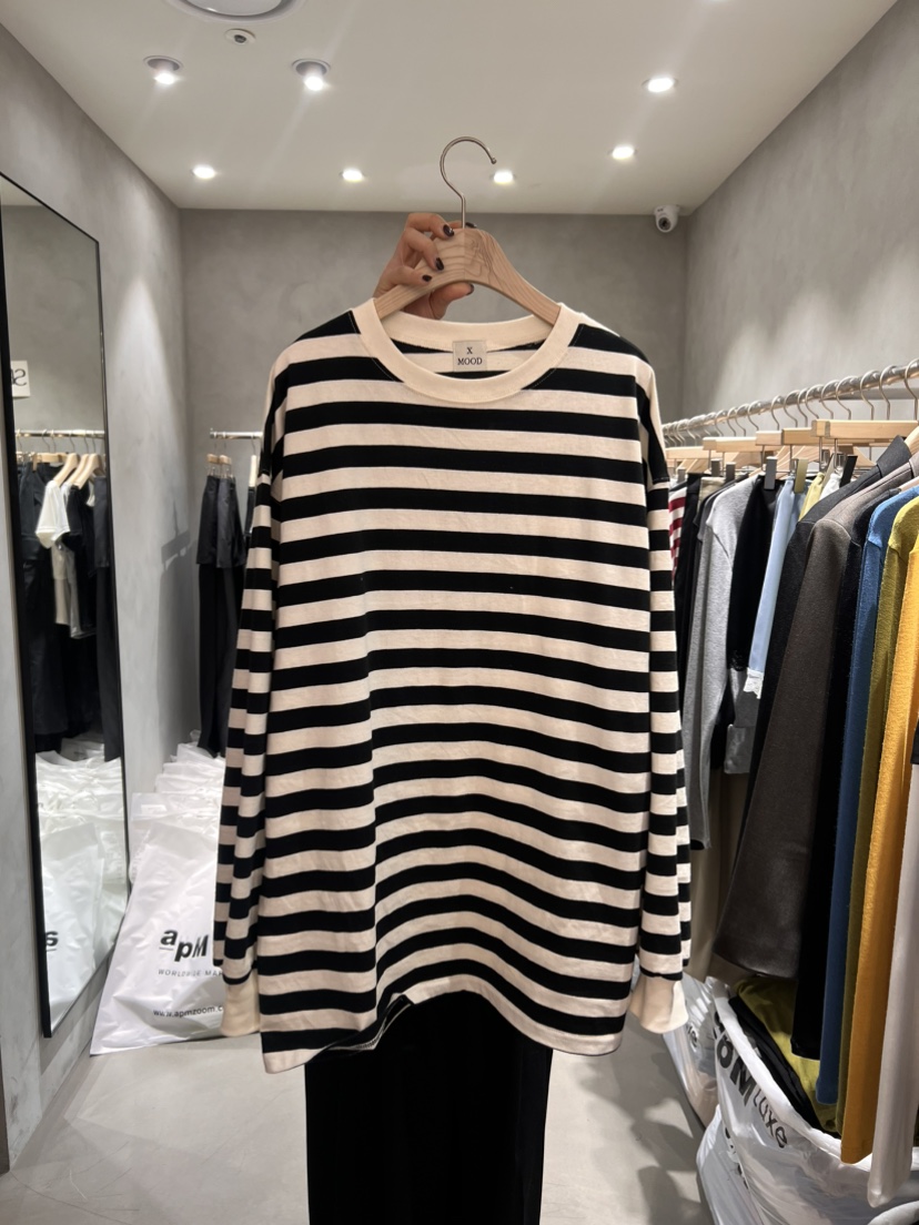 X-MOOD東大門實拍女士新品26春季人氣休閑熱賣職業長袖T恤X-MOOD長袖T恤圖色3