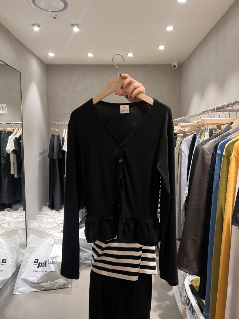 X-MOOD東大門代購女裝新款休閑26春季職業推薦針織衫羊毛衫X-MOOD針織衫圖色3