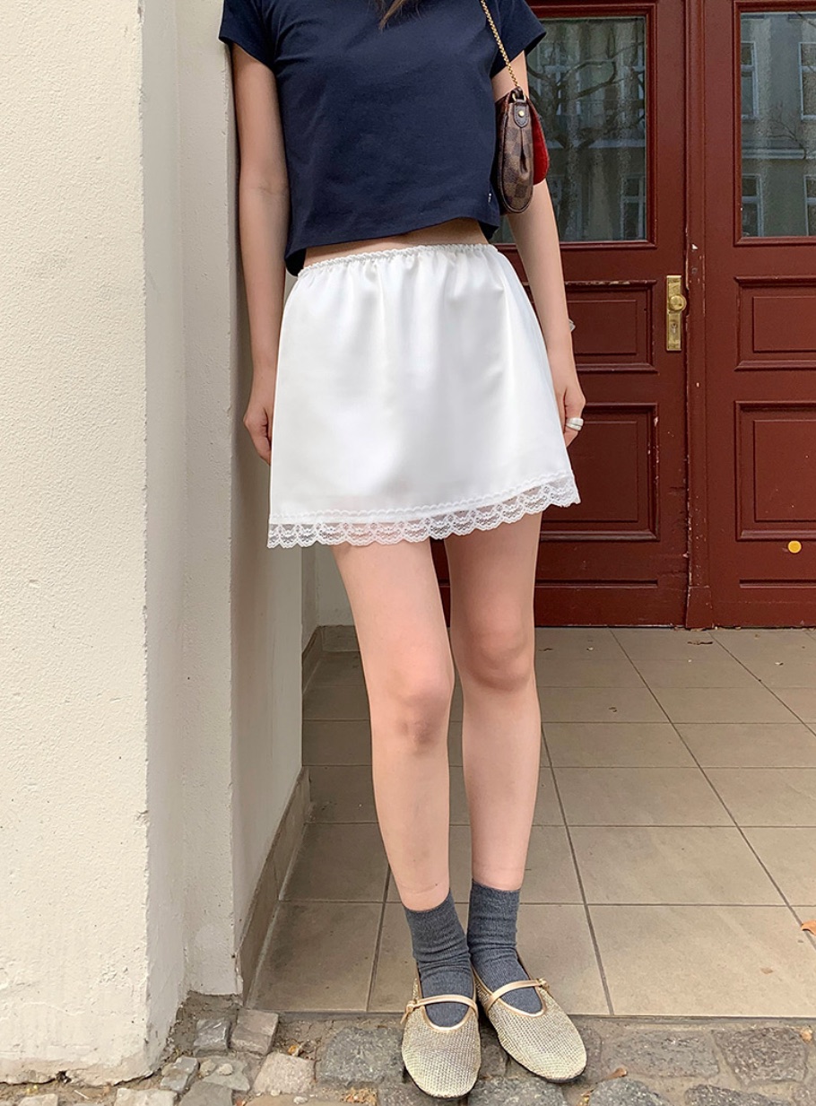 X-MOOD韓國直郵女士新款26春季熱賣休閑人氣時尚推薦短裙X-MOOD短裙