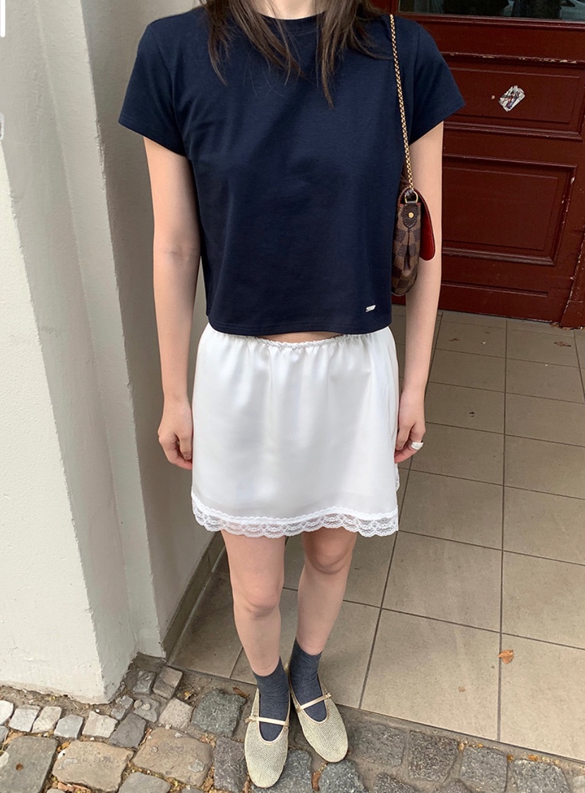 X-MOOD韓國直郵女士新款26春季熱賣休閑人氣時尚推薦短裙X-MOOD短裙