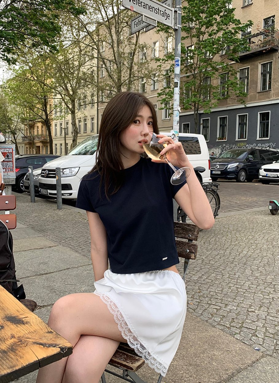 X-MOOD韓國直郵女士新款26春季熱賣休閑人氣時尚推薦短裙X-MOOD短裙