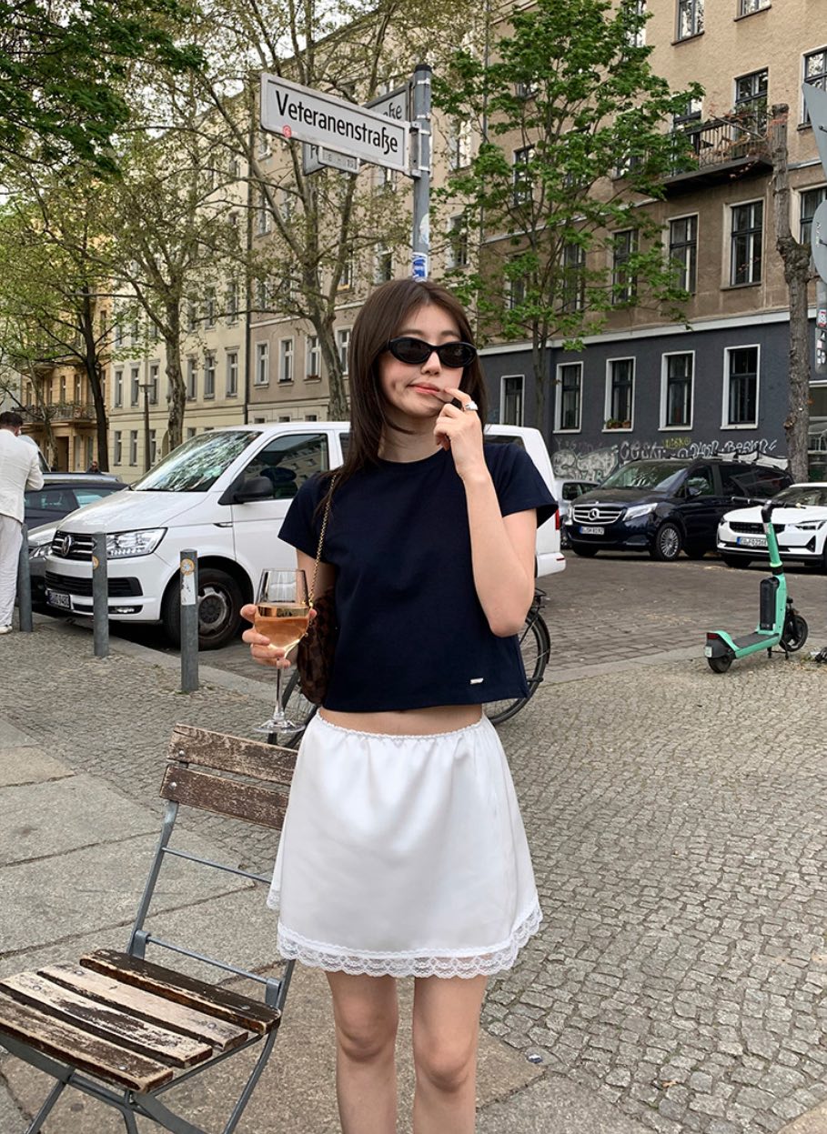 X-MOOD韓國直郵女士新款26春季熱賣休閑人氣時尚推薦短裙X-MOOD短裙