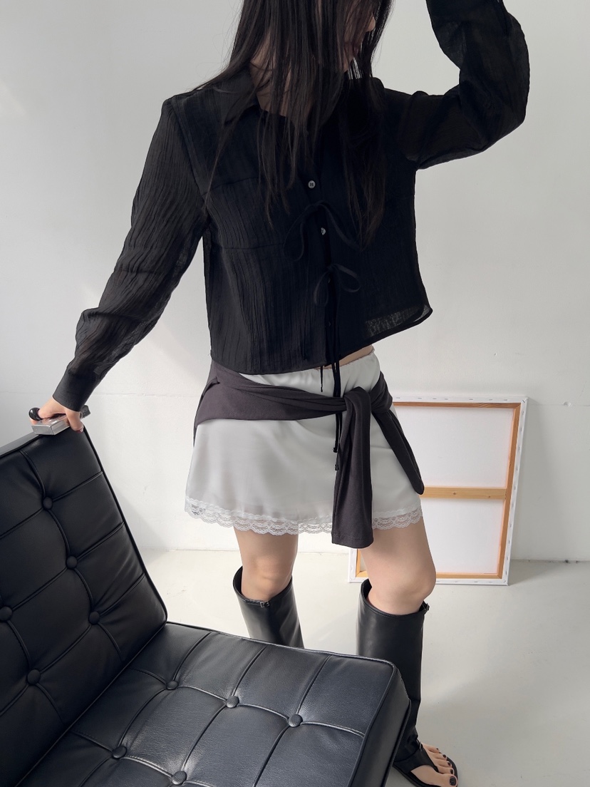 X-MOOD韓國直郵女士新款26春季熱賣休閑人氣時尚推薦短裙X-MOOD短裙