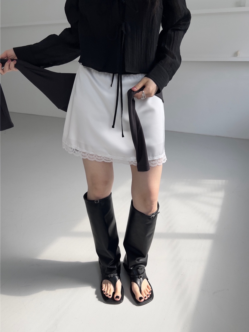 X-MOOD韓國直郵女士新款26春季熱賣休閑人氣時尚推薦短裙X-MOOD短裙