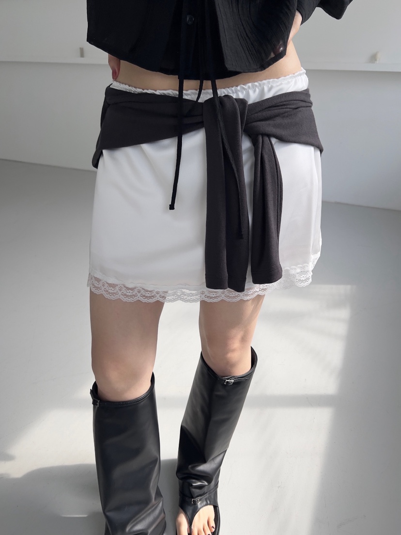 X-MOOD韓國直郵女士新款26春季熱賣休閑人氣時尚推薦短裙X-MOOD短裙