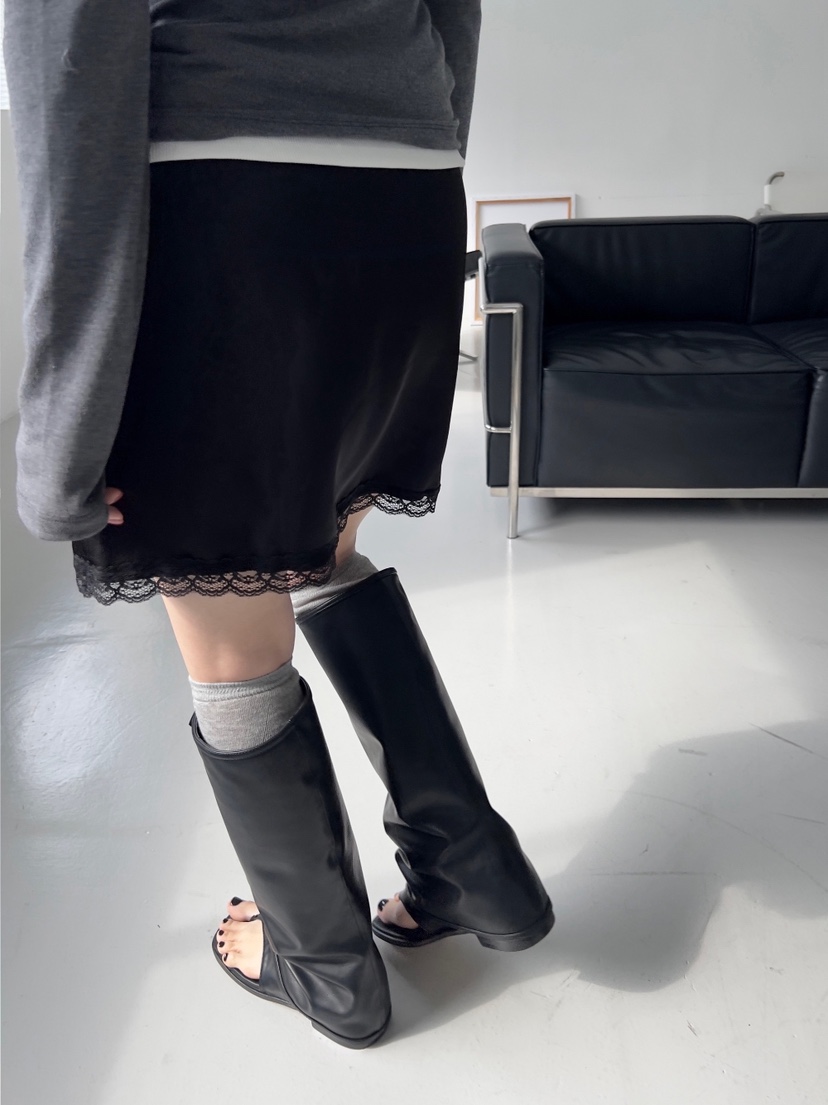 X-MOOD韓國直郵女士新款26春季熱賣休閑人氣時尚推薦短裙X-MOOD短裙