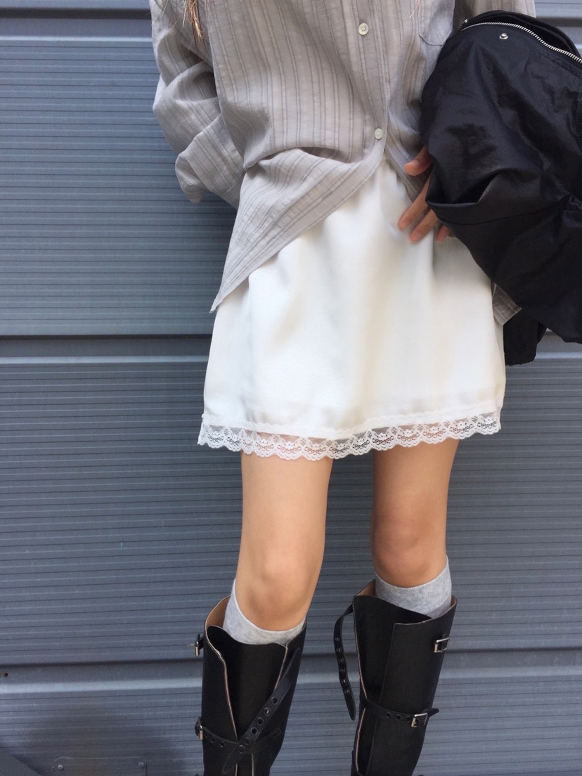 X-MOOD韓國直郵女士新款26春季熱賣休閑人氣時尚推薦短裙X-MOOD短裙