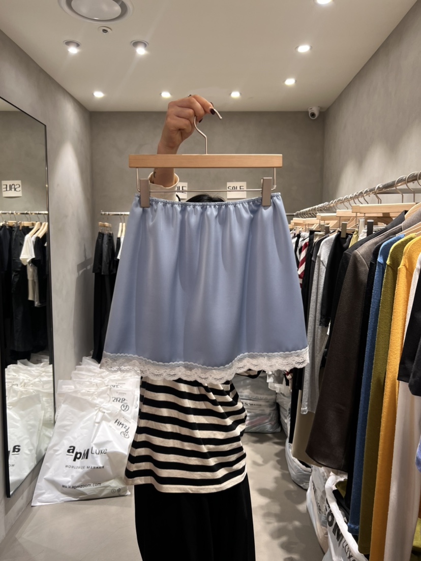 X-MOOD韓國直郵女士新款26春季熱賣休閑人氣時尚推薦短裙X-MOOD短裙圖色2