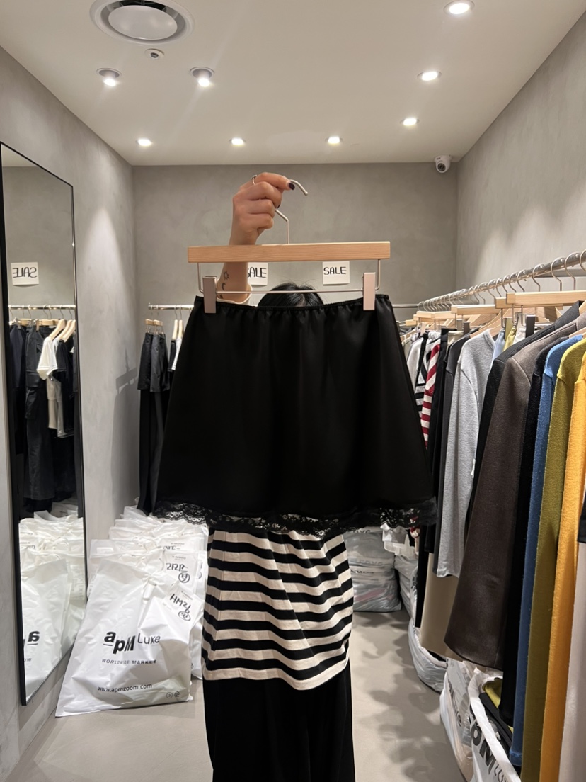 X-MOOD韓國直郵女士新款26春季熱賣休閑人氣時尚推薦短裙X-MOOD短裙圖色4