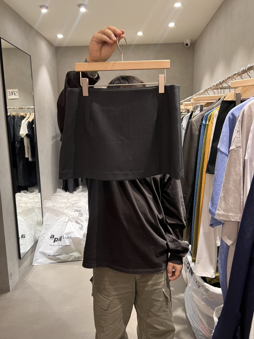 X-MOOD韓國代購女士新款時尚休閑職業推薦熱賣26春季裙褲X-MOOD裙褲圖色1