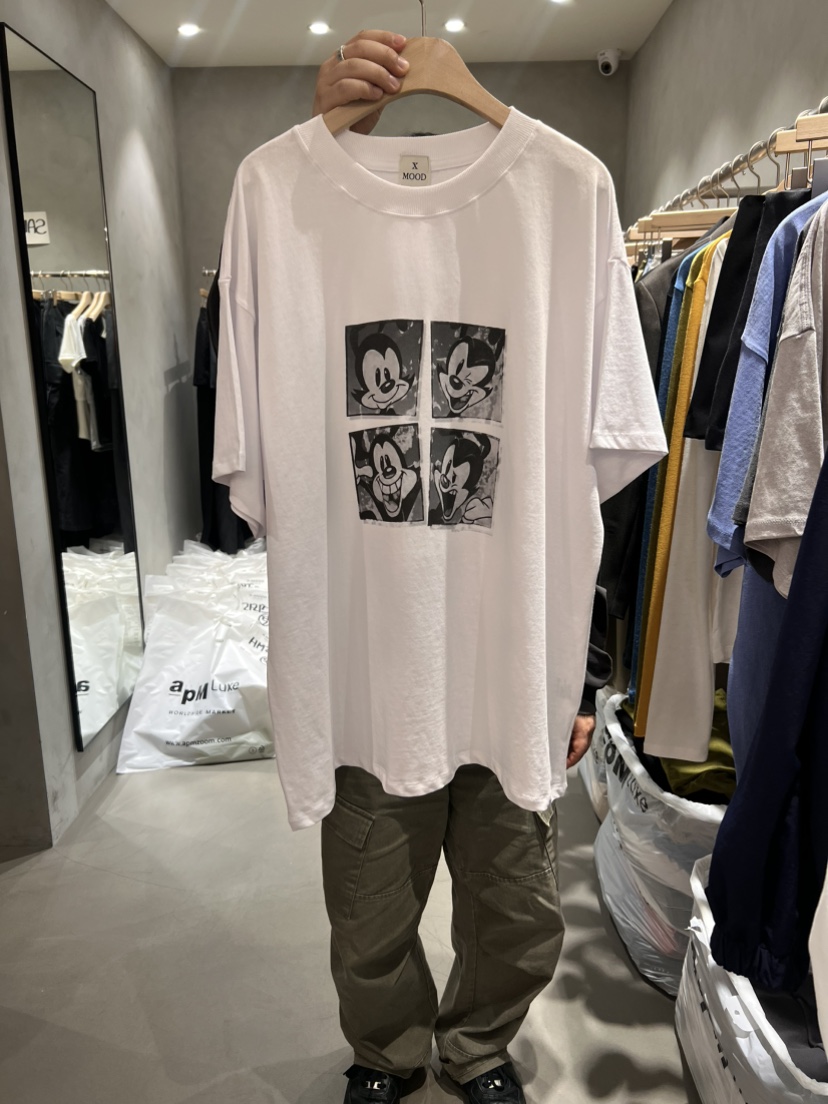 X-MOOD東大門直郵女士新款職業熱賣26春季推薦休閑人氣T恤X-MOODT恤圖色2