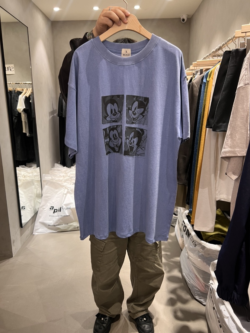 X-MOOD東大門直郵女士新款職業熱賣26春季推薦休閑人氣T恤X-MOODT恤圖色4