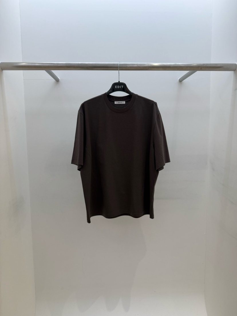 EDIT韓國代購女士新品26春季職業人氣時尚休閑推薦熱賣T恤EDITT恤圖色3棕色