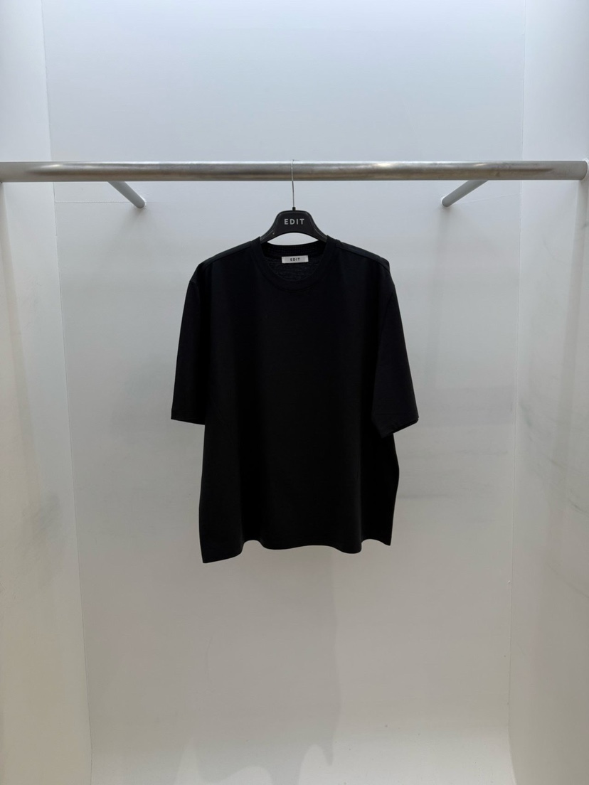 EDIT韓國代購女士新品26春季職業人氣時尚休閑推薦熱賣T恤EDITT恤圖色5黑色