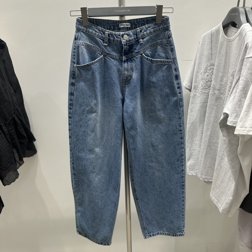 TARABY MOTION東大門直郵女裝新品26春季人氣時尚牛仔褲TARABY MOTION牛仔褲圖色1
