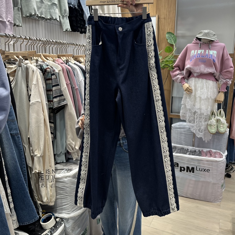 MARI CO韓國代購女裝新品26春季職業人氣推薦時尚休閑褲MARI CO休閑褲圖色1