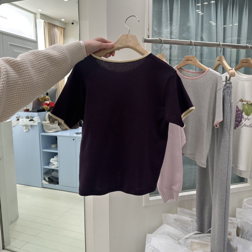 OURMOMENT東大門代購女裝新款熱賣休閑26春季推薦人氣T恤OURMOMENTT恤